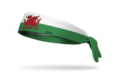 Wales Flag Tie Headband