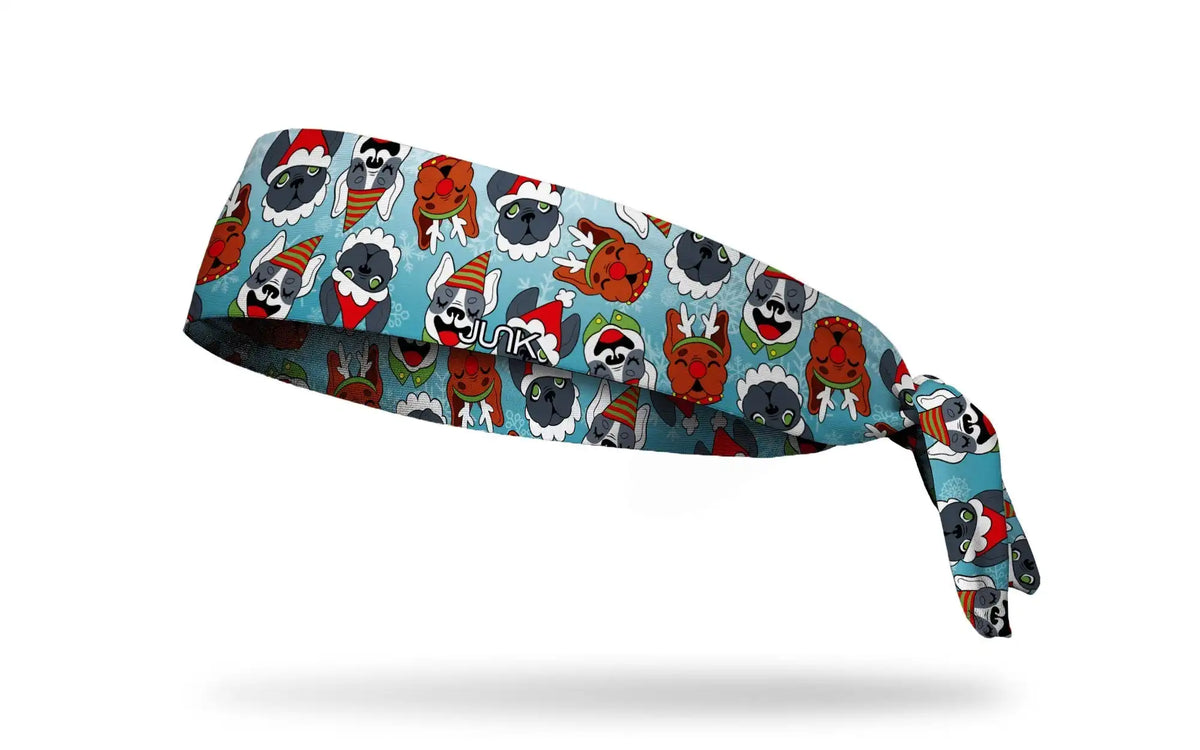 Yule Dogs Flex Tie Headband