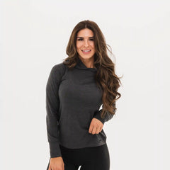 Women's Breakthrough Hoodie: Charcoal Heather