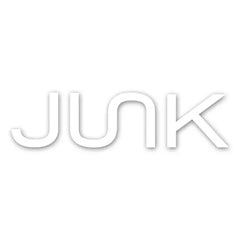 White JUNK Decal
