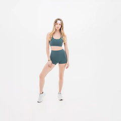 Women's Breakthrough High Rise Short 3": Eucalyptus